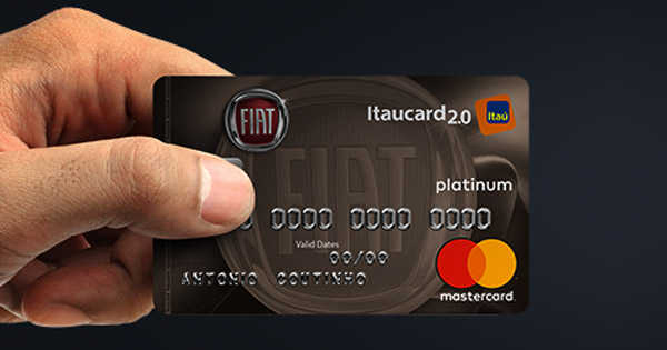 Cartão de Itaucard Fiat